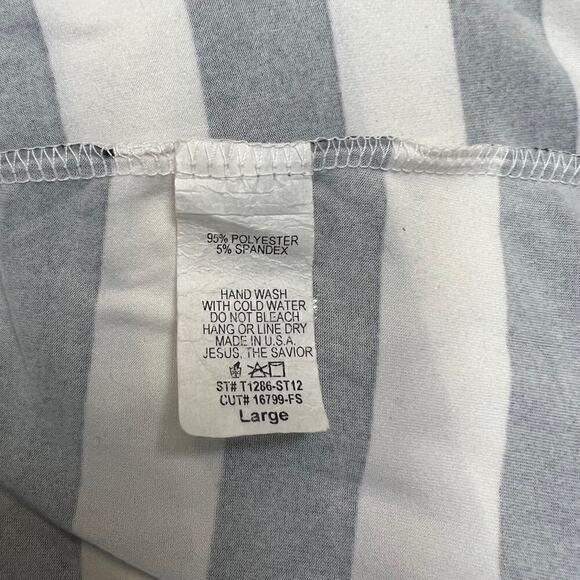 REB in J 220 Long Cardigan White and Black Large - Picture 4 of 4